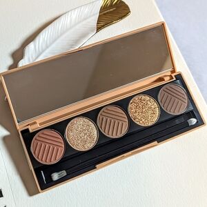 Golden Hour, NIB, Brown and Gold Eyeshadow Palette.Paraben, Talc, Gluten free